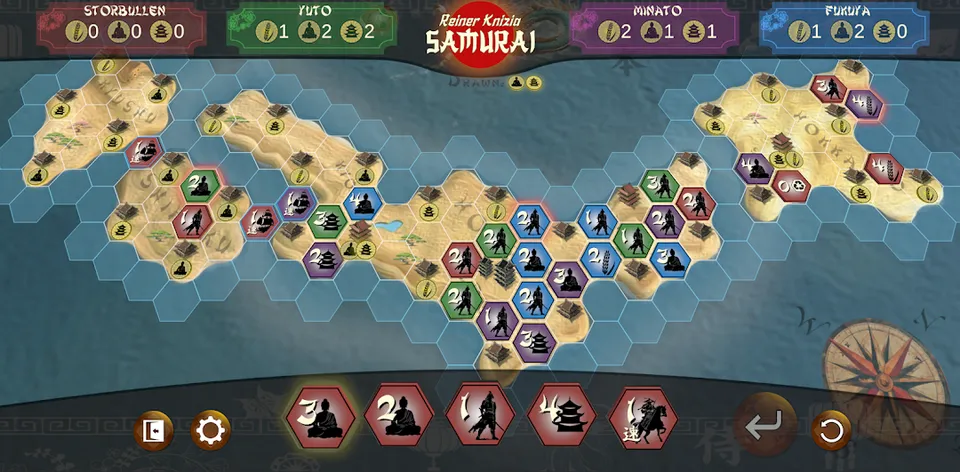 Samurai by Reiner Knizia screenshot 4